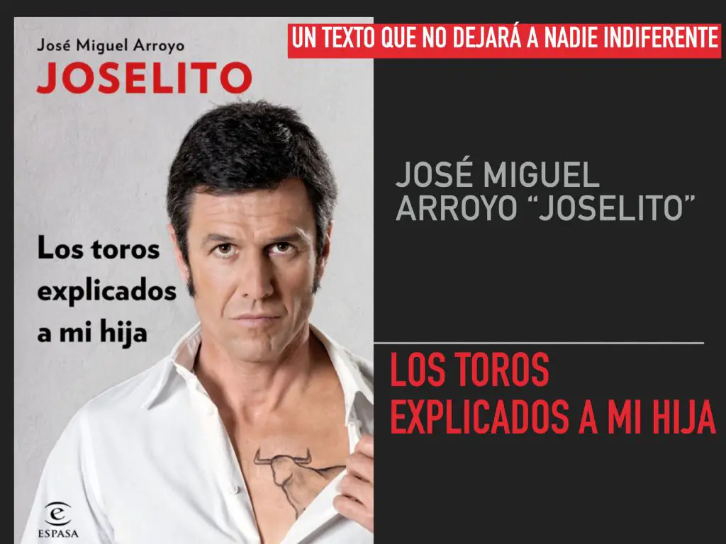 Joselito presenta en Madrid su libro "Los toros explicados a mi hija"