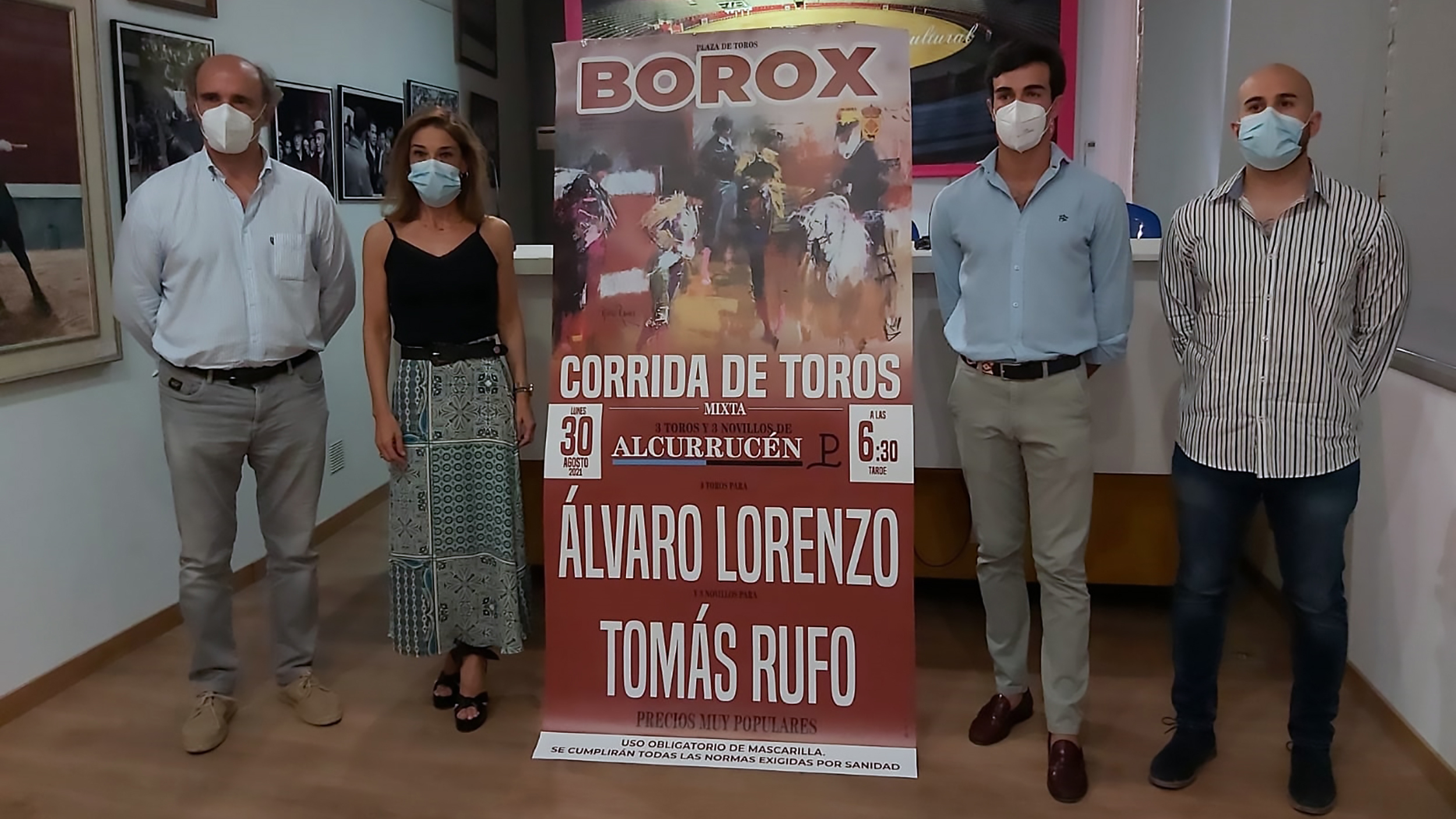 Pablo Lozano, Tomás Rufo Y La Alcaldesa De Borox