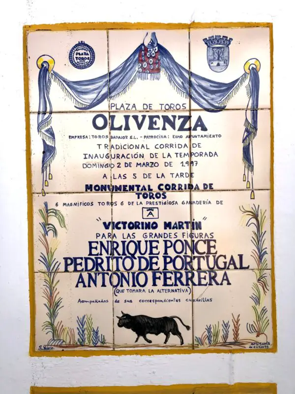 1 Azulejo Olivenza