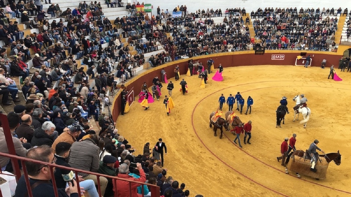 Plaza toros Nerva - Febrero 2023 (Fotografía Onda Minera)