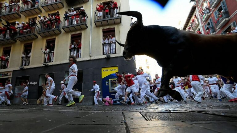 Domingo de multitud en un encierro de La Palmosilla con dos toros rezagados en la plaza