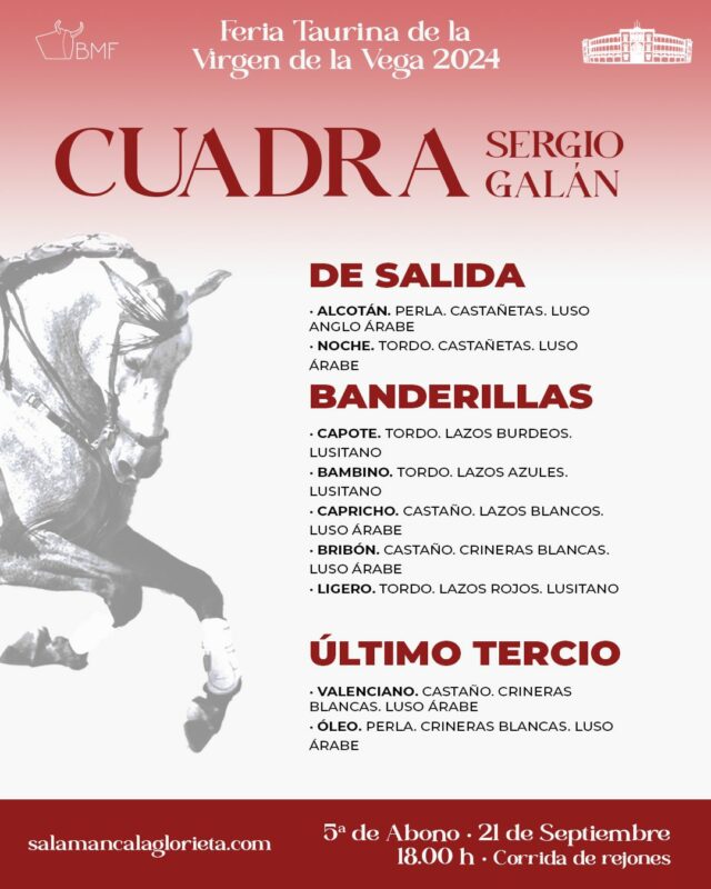 Cuadra Galán Salamanca 21 9 2024