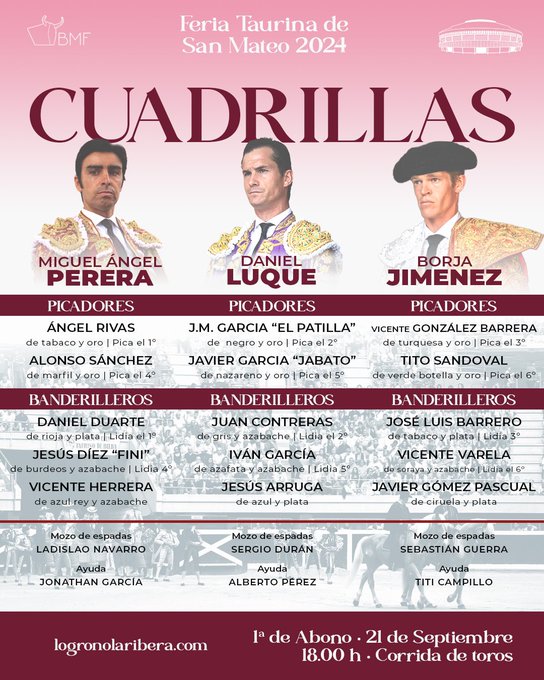 Cuadrillas Logroño 21 9 2024