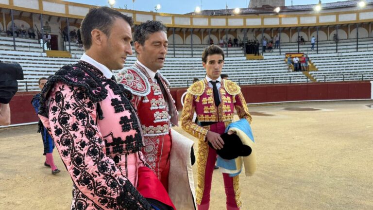 Suspendida la novillada que abría la feria de Teruel por una tromba de agua